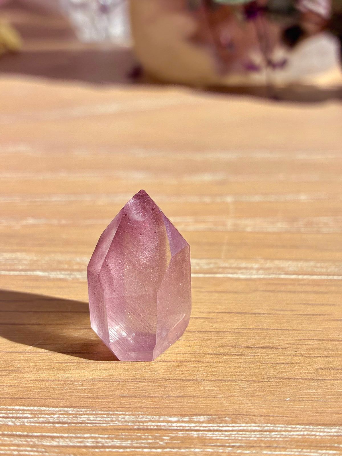 Pink lithium tower