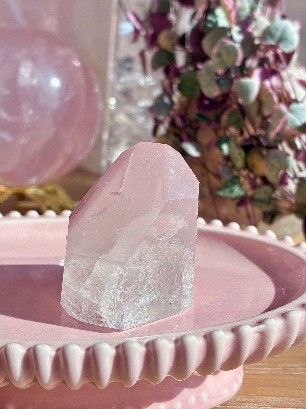 Pink lithium tower