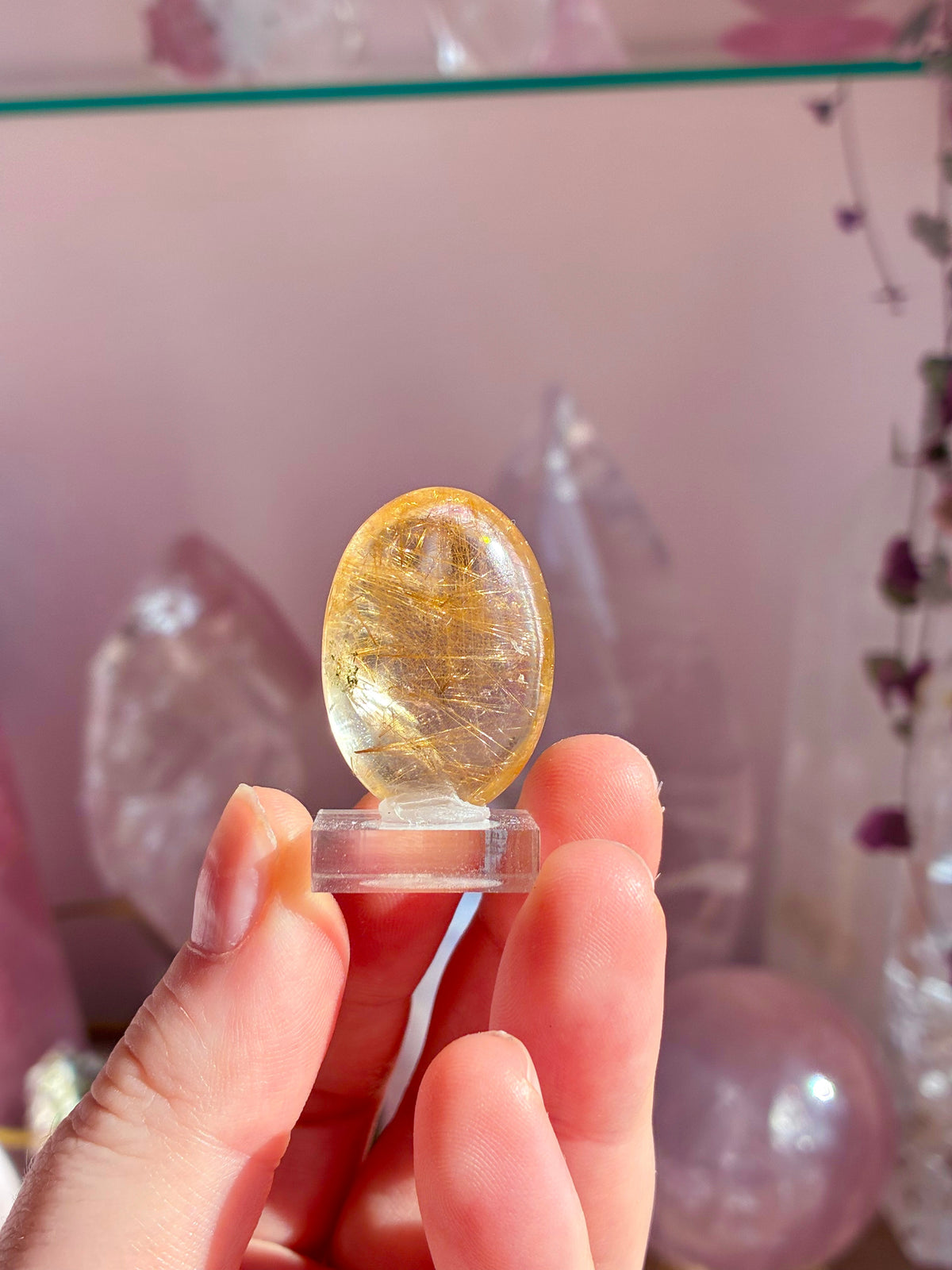 Rutile palmstone