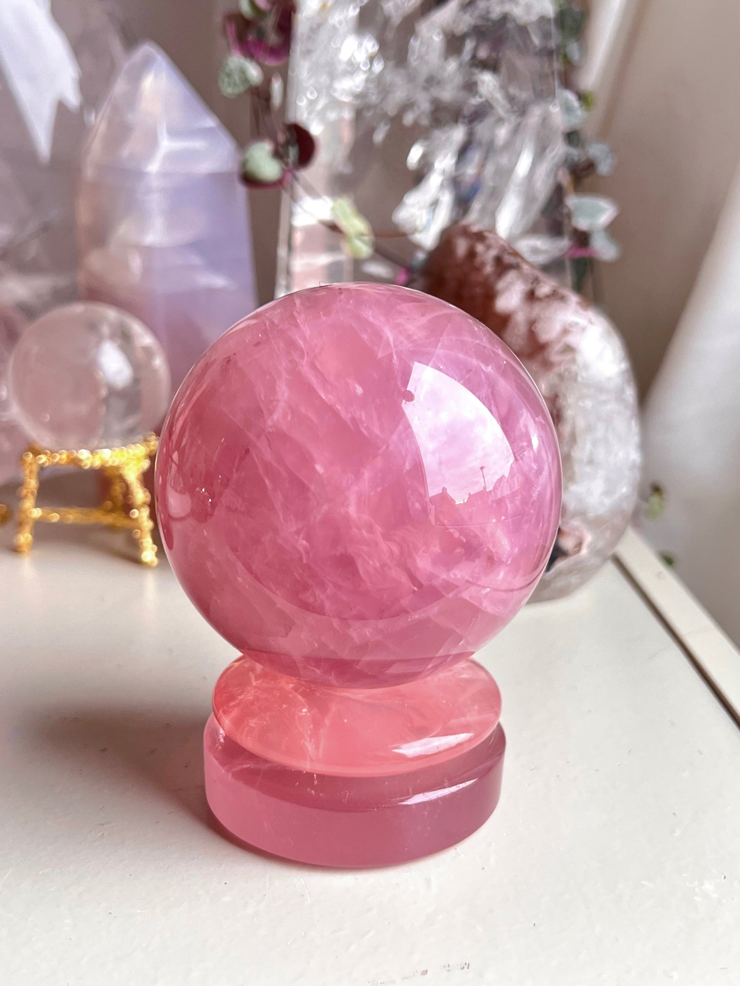 Rose Quartz Sphere