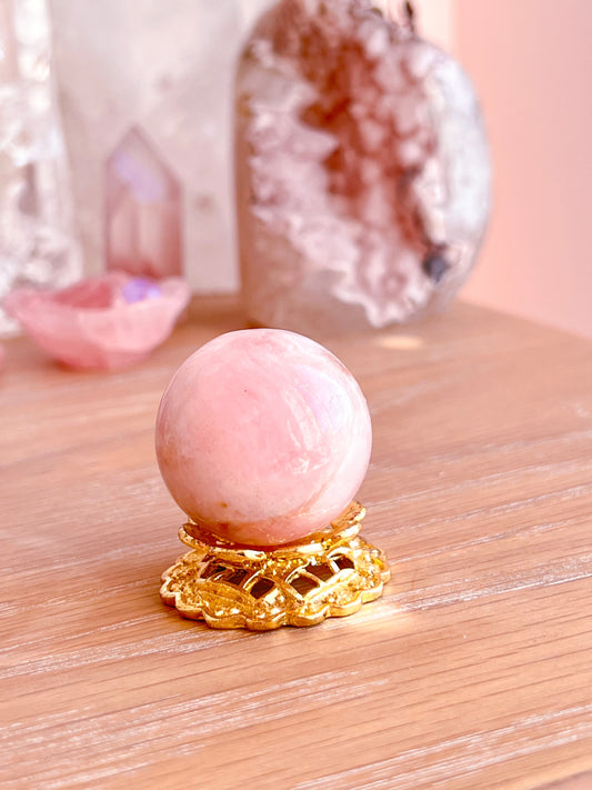 Morganite sphere