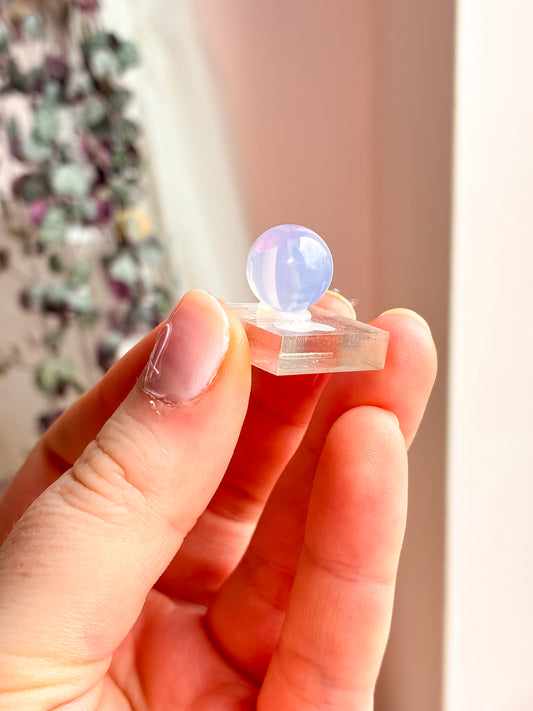 Lavender Moon Quartz sphere