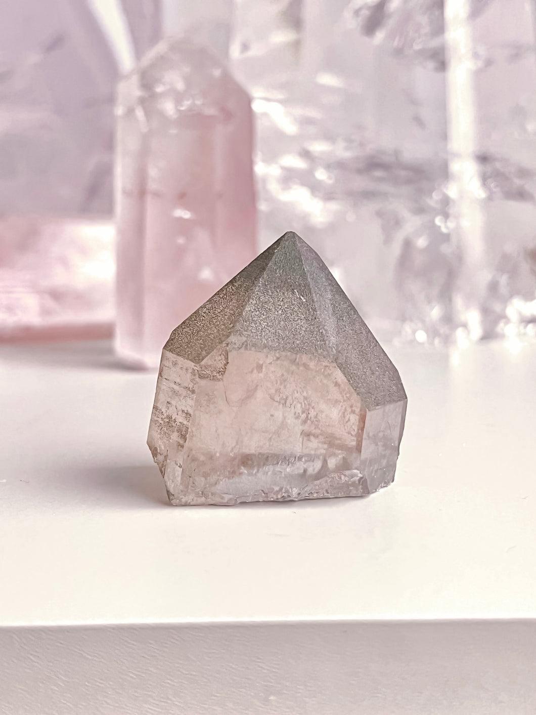 Swiss Smokey quartz with chlorite
