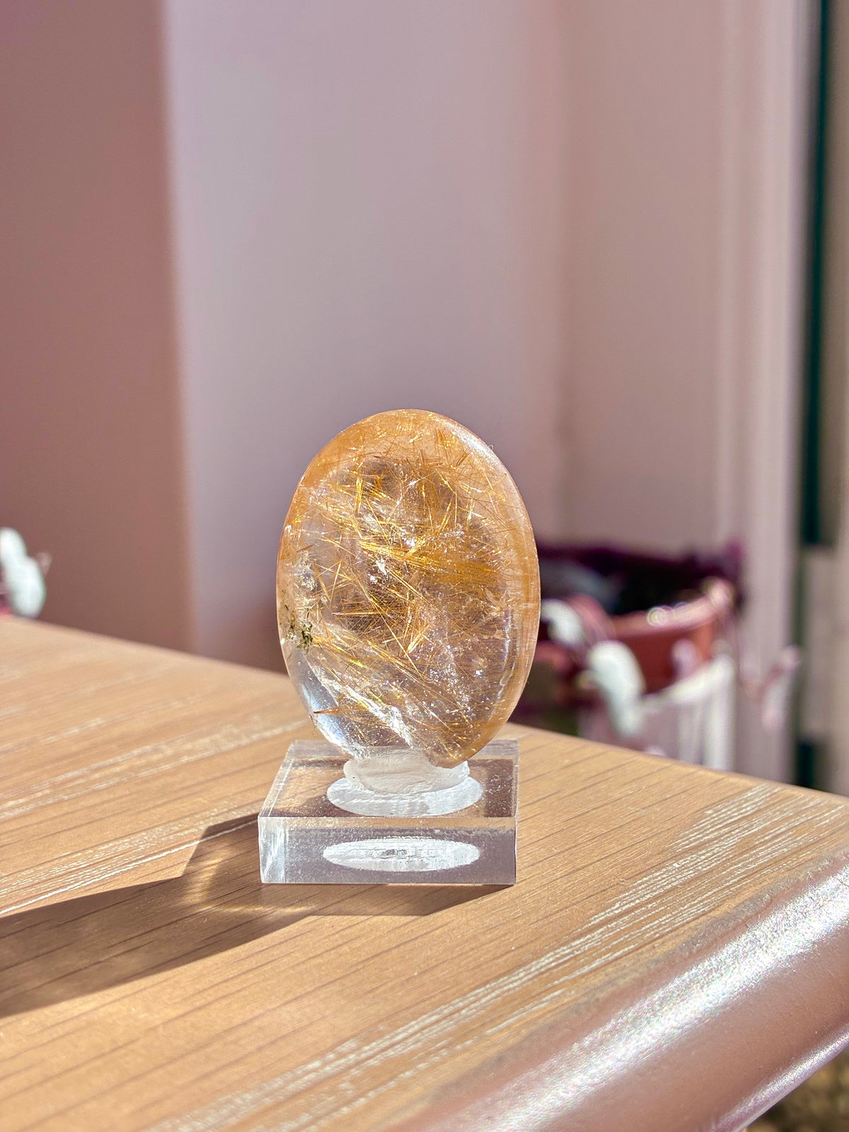 Rutile palmstone