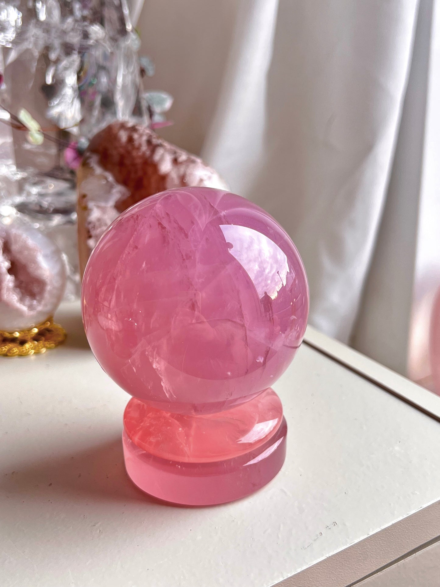 Rose Quartz Sphere