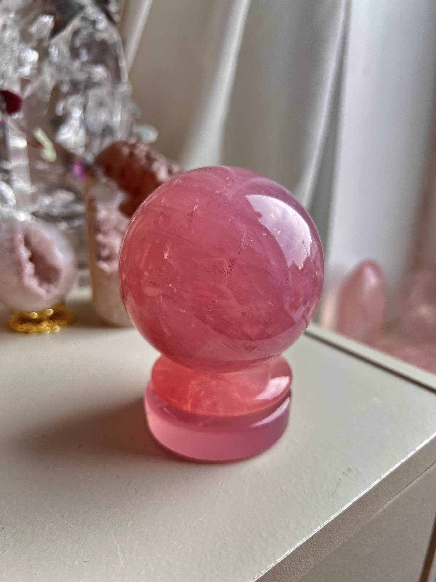 Rose Quartz Sphere