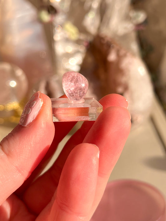 Pink tourmaline specimen