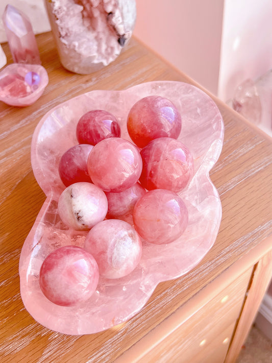 Rose Quartz cloud bowl