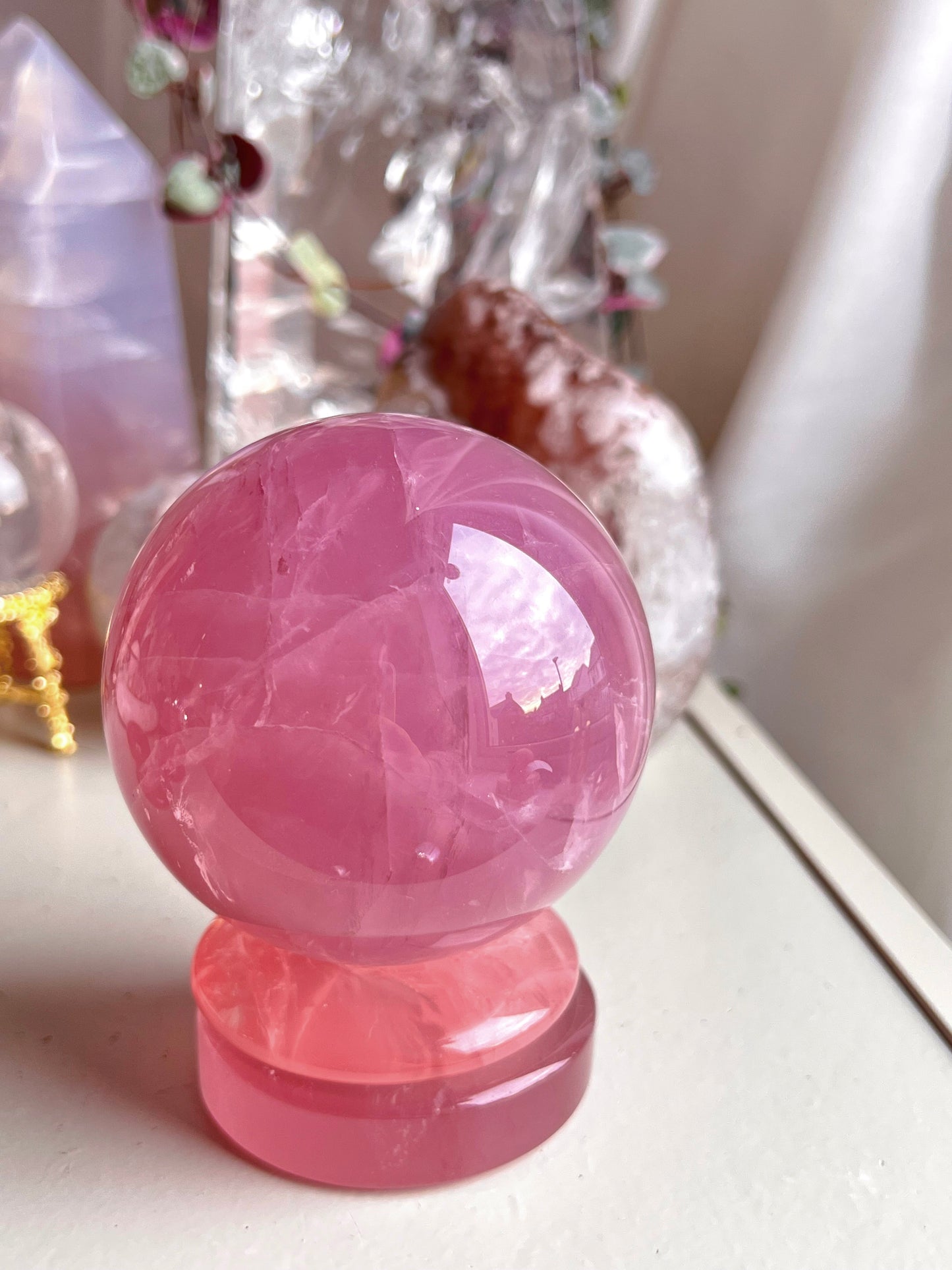 Rose Quartz Sphere