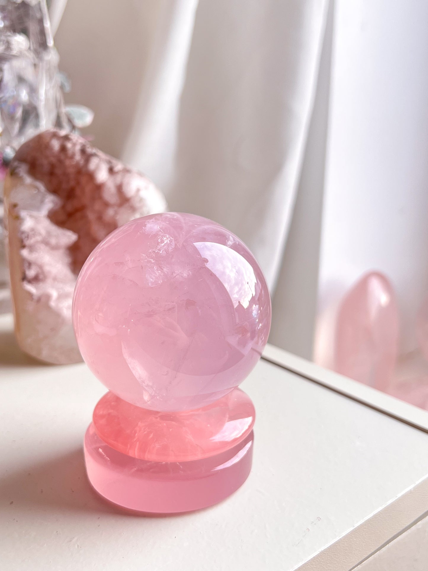 Rose Quartz Sphere