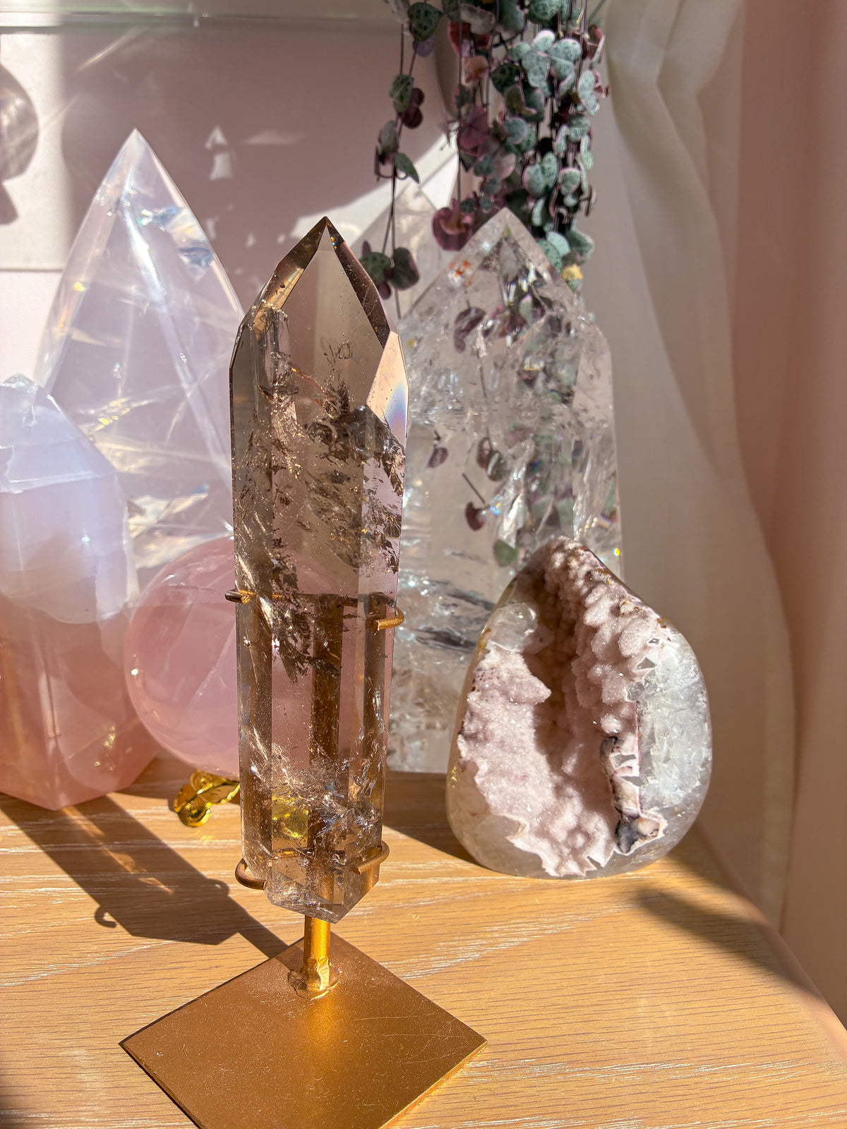 Smokey Lemurian on stand