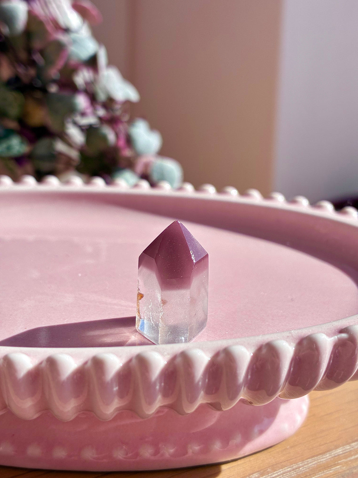 Pink lithium tower
