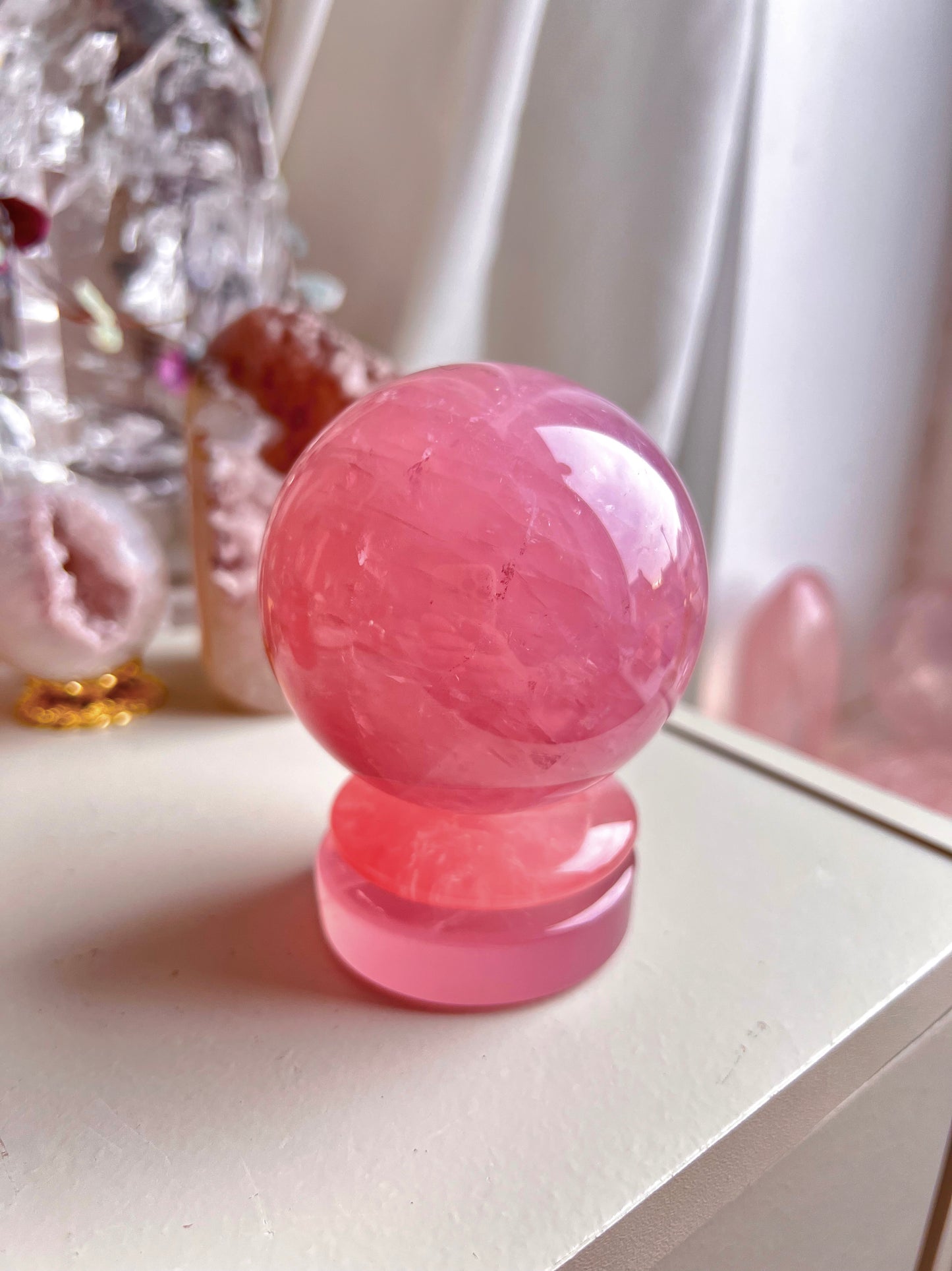 Rose Quartz Sphere