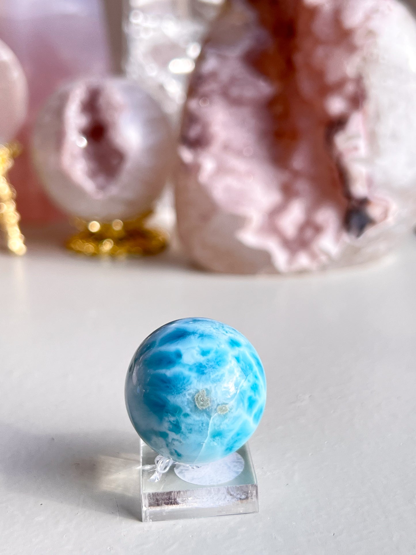 Large Larimar Sphere