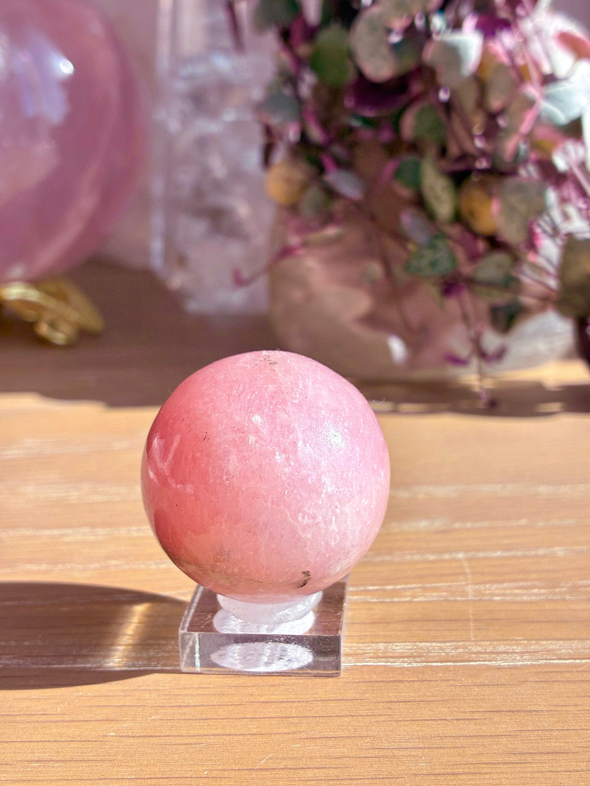 Pink Petalite Sphere