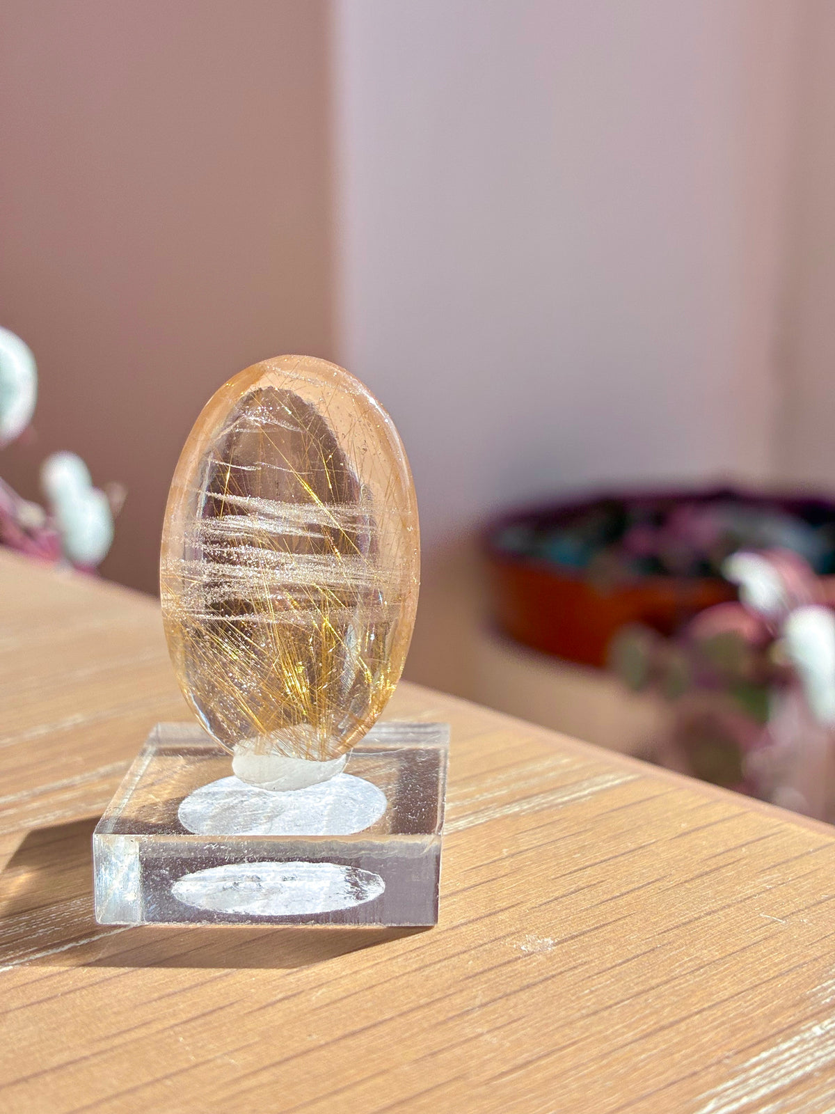 Rutile palmstone