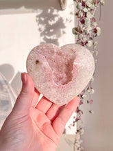 Load image into Gallery viewer, Pink Rainbow Amethyst Heart
