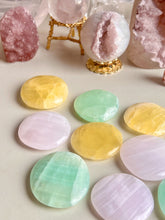 Load image into Gallery viewer, Blissful Calcite Trio - Pink, Pistachio &amp; Lemon
