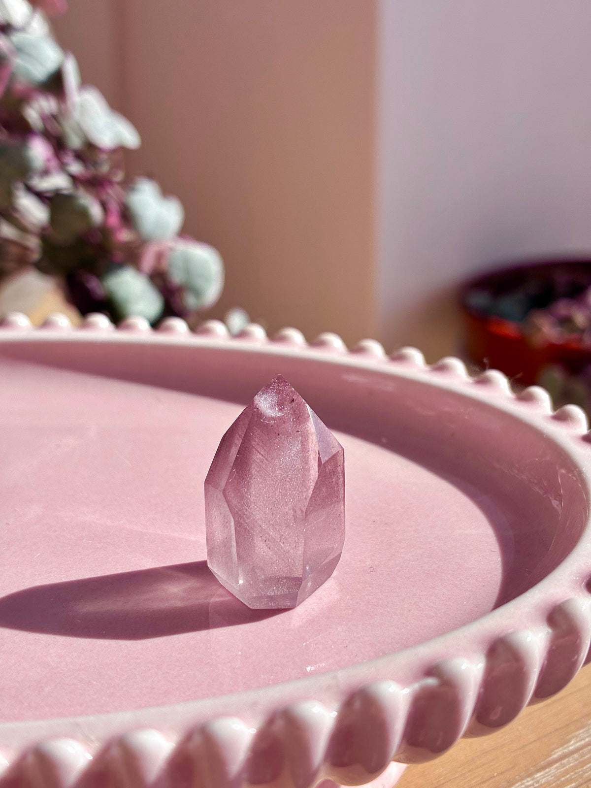 Pink lithium tower