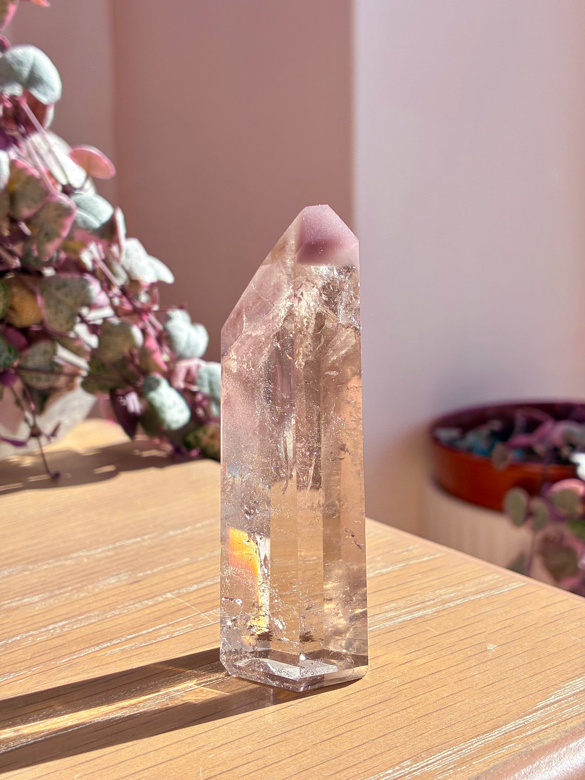 Pink Lithium x citrine