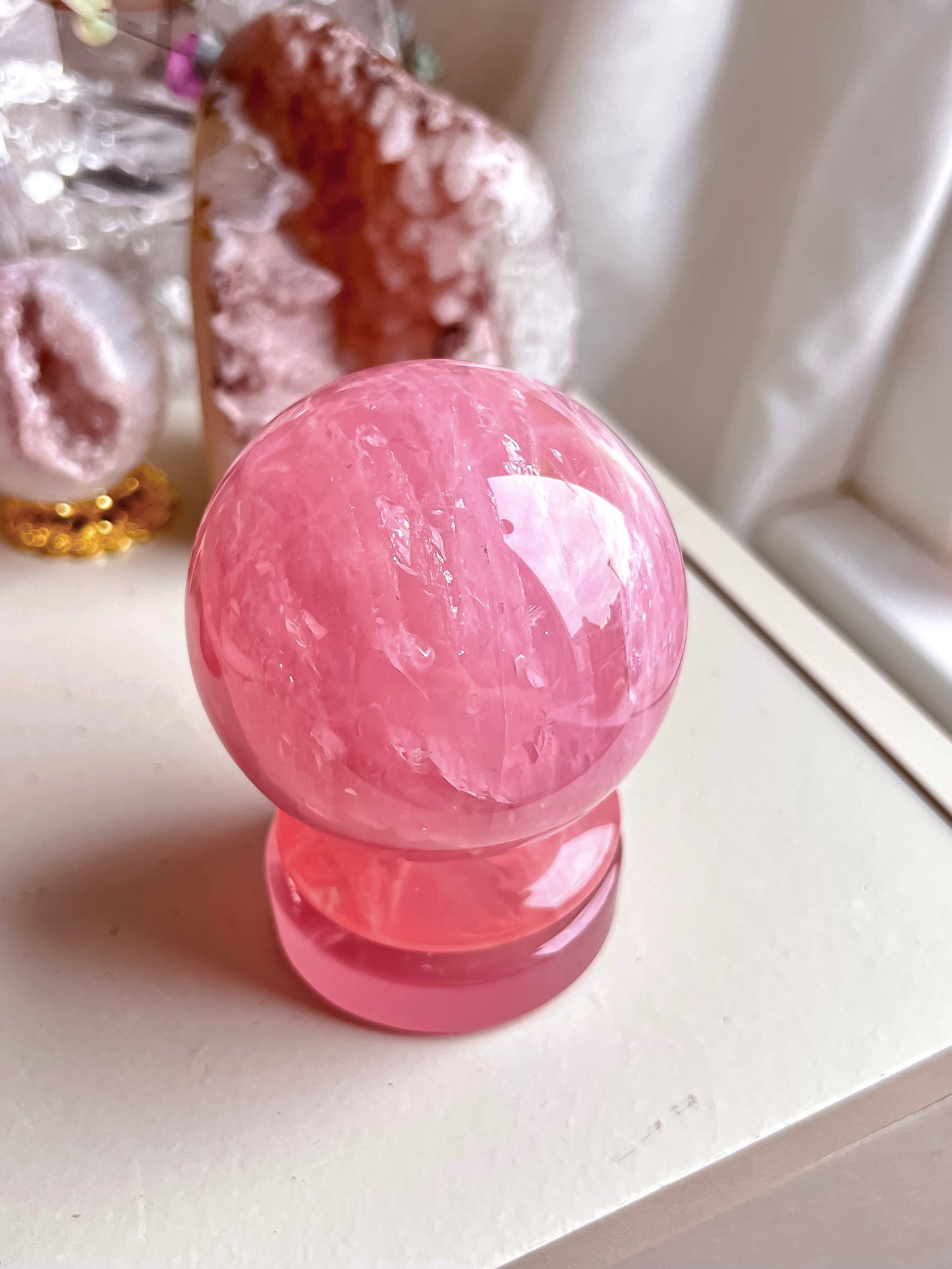 Rose Quartz Sphere