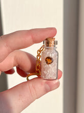 Load image into Gallery viewer, Blissful On the go Key Ring - Madeira Citrine
