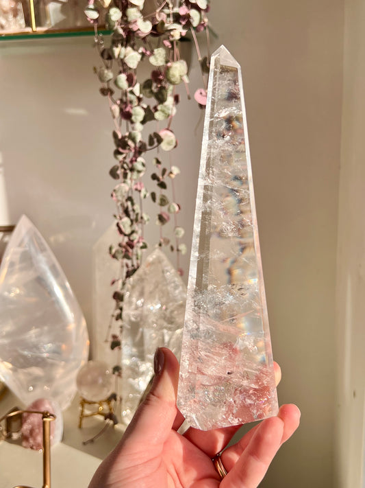 Statement Lemurian Quartz Wand