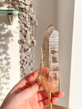 Load image into Gallery viewer, Golden Lemurian Quartz wand
