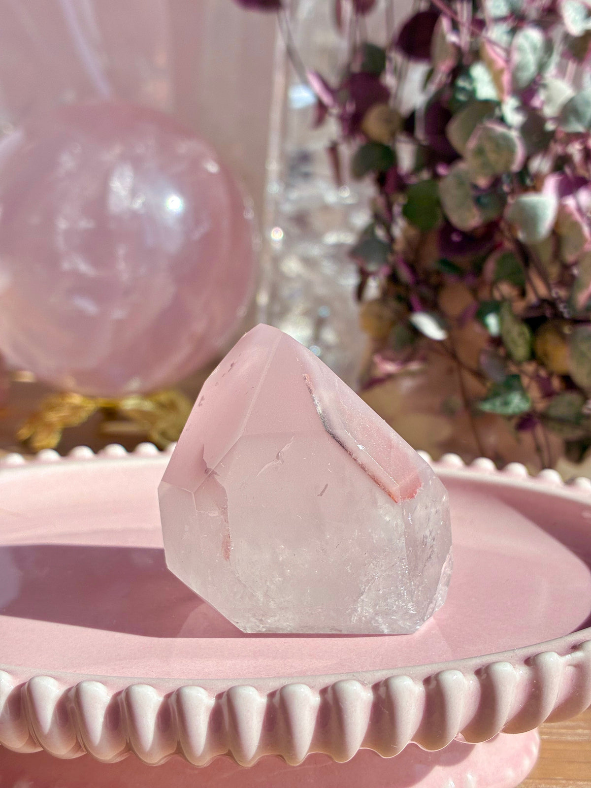 Pink lithium tower