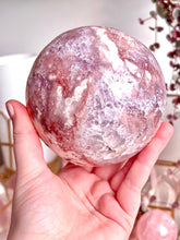 Load image into Gallery viewer, Xl pink amethyst sphere &amp; stand
