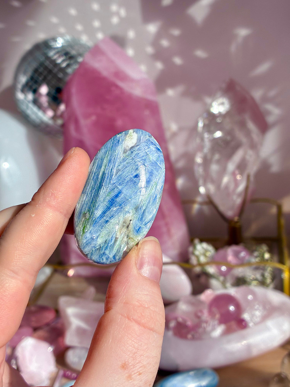 Kyanite palm