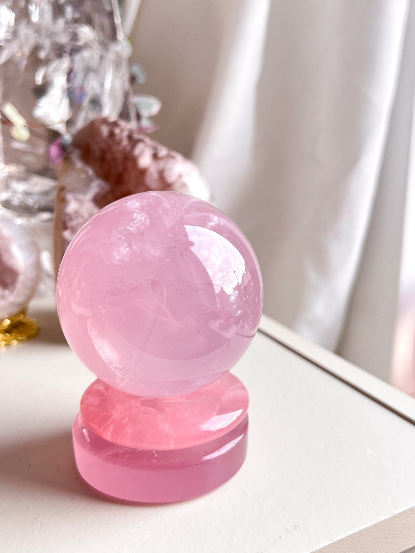 Rose Quartz Sphere