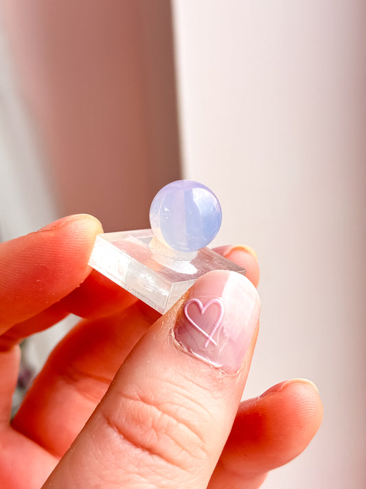 Lavender Moon Quartz sphere