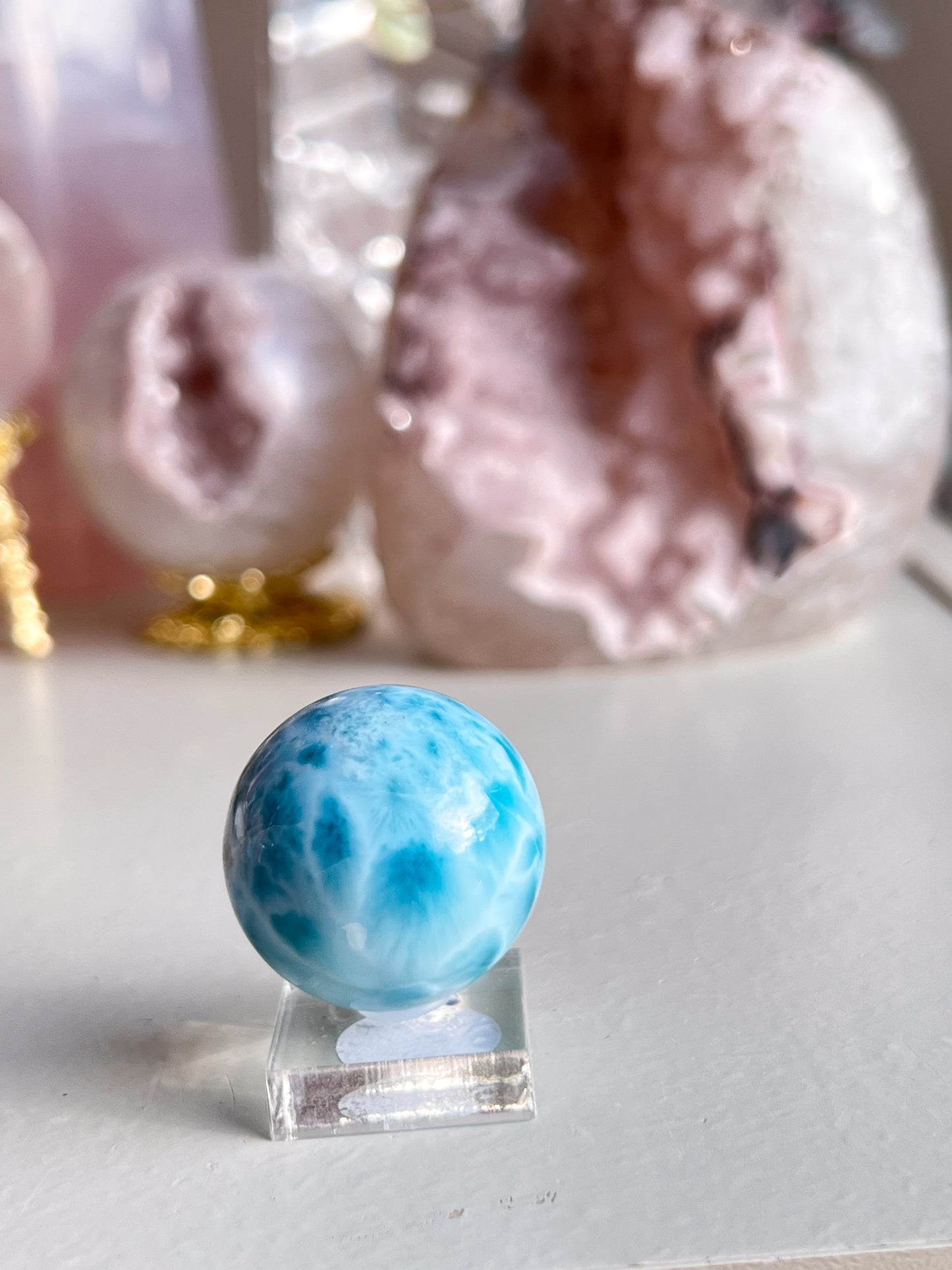 Large Larimar Sphere