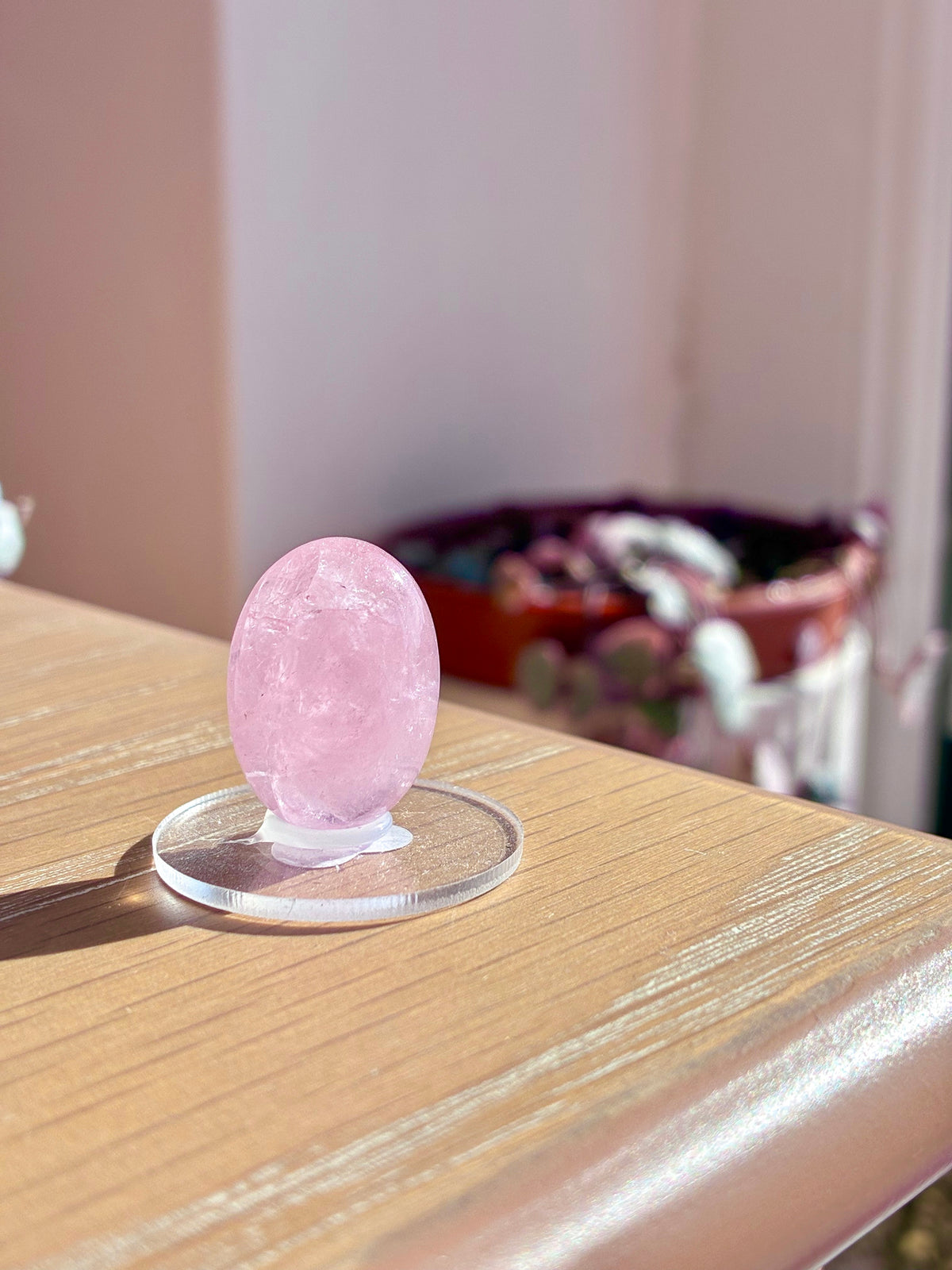 Morganite pebble