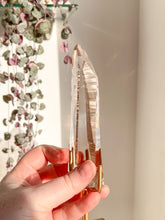 Load image into Gallery viewer, Golden Lemurian Quartz wand
