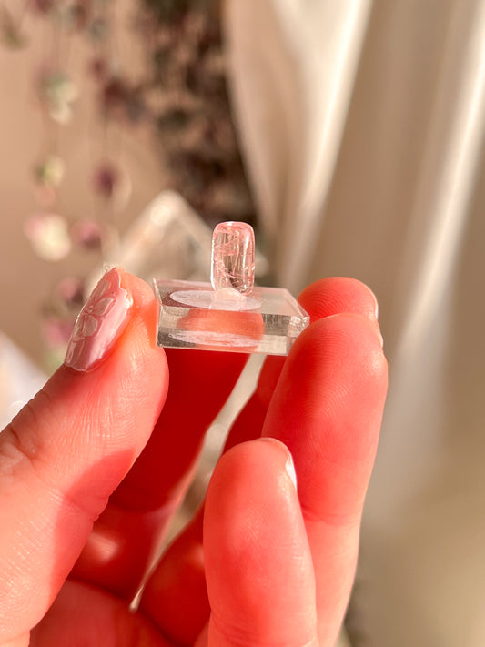 Pink tourmaline specimen