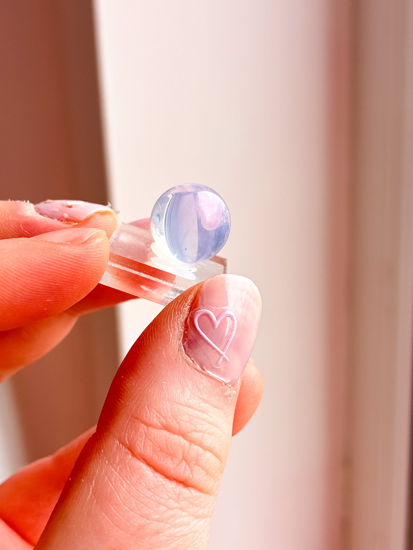 Lavender Moon Quartz sphere