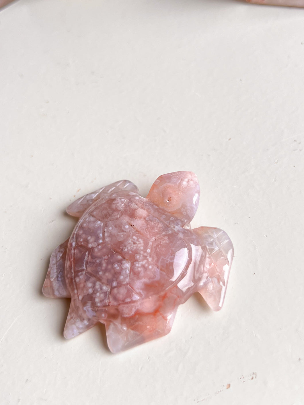 Flower Agate Turtle