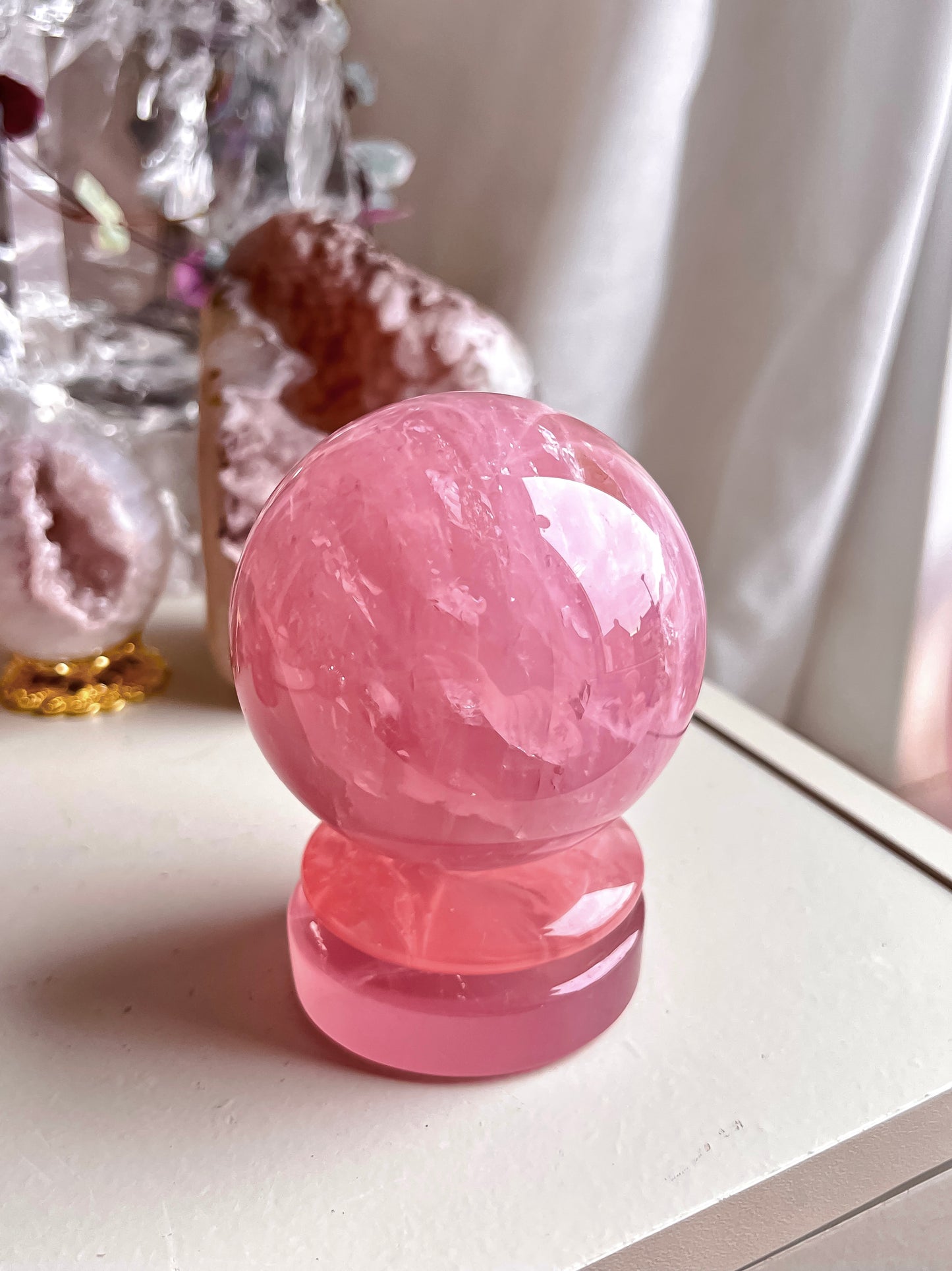 Rose Quartz Sphere