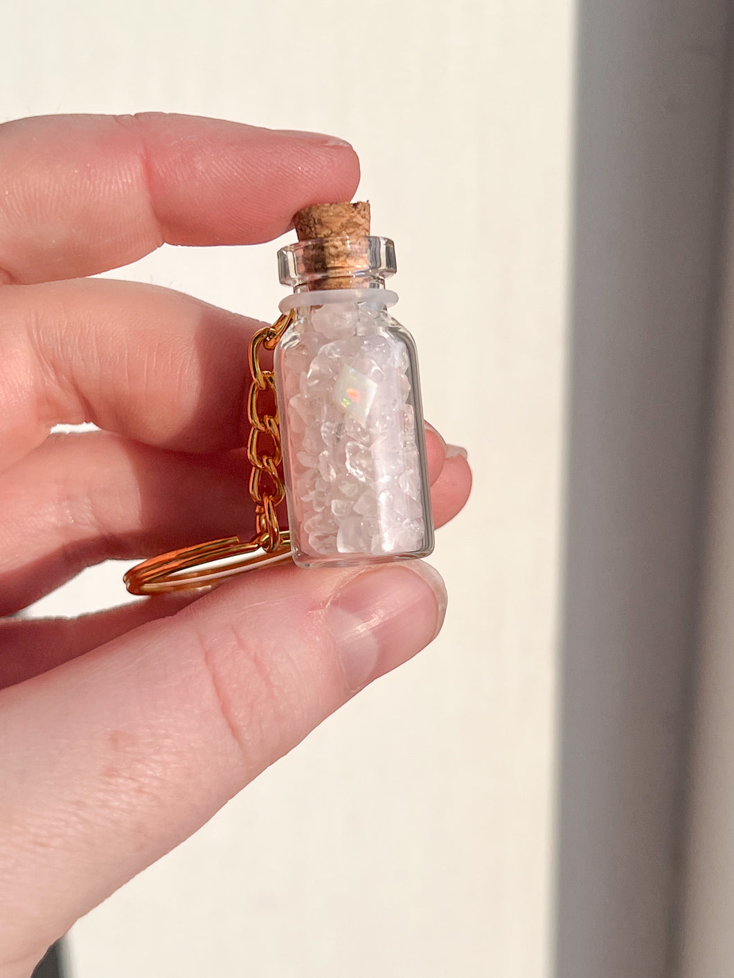 Blissful on the go Key Ring - Australian Opal