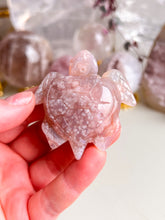 Load image into Gallery viewer, Flower Agate Turtle
