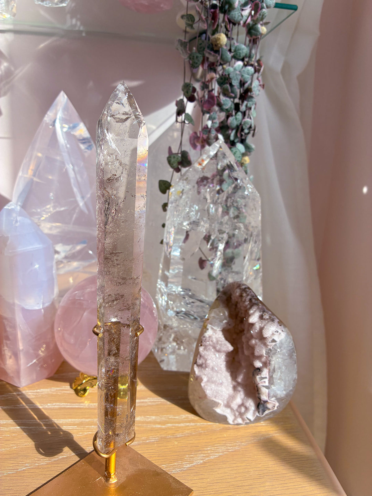 Smokey Lemurian on stand