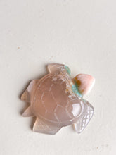 Load image into Gallery viewer, Flower Agate Turtle
