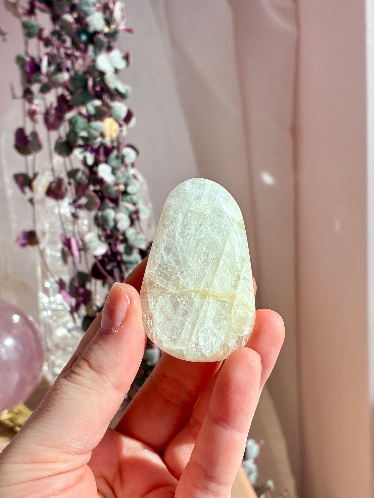 russian natrolite palmstone