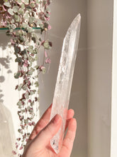 Load image into Gallery viewer, XL Lemurian Quartz wand
