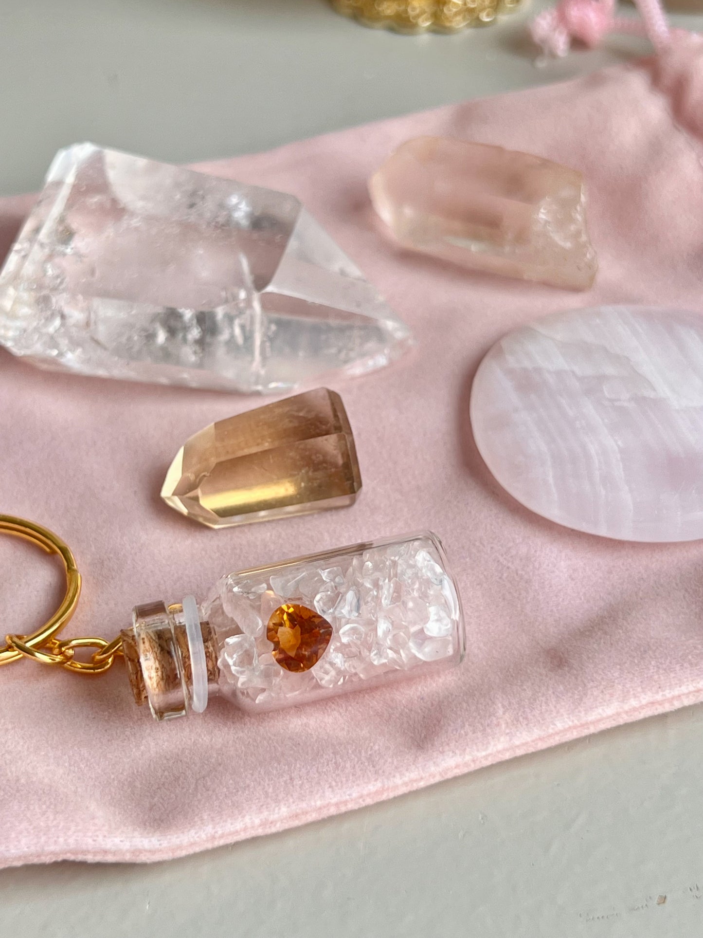 Blissful manifesting gift set with free rose quartz