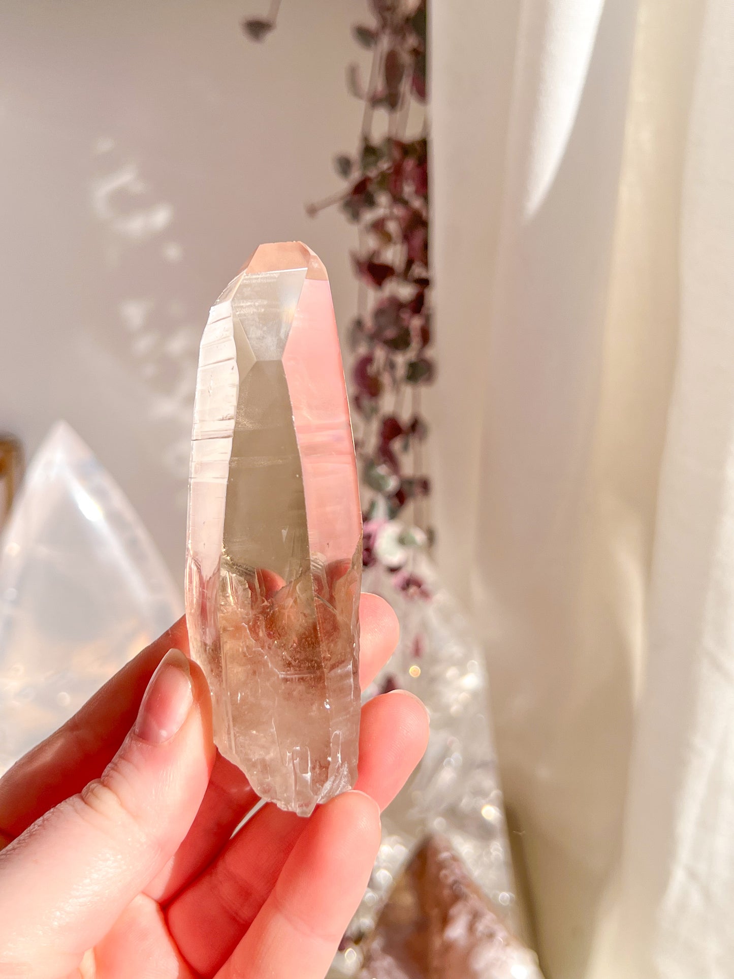 Smokey citrine lemurian