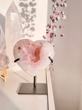 Load image into Gallery viewer, Pink Rainbow Amethyst Heart
