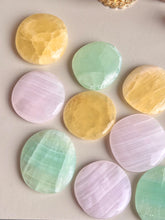 Load image into Gallery viewer, Blissful Calcite Trio - Pink, Pistachio &amp; Lemon
